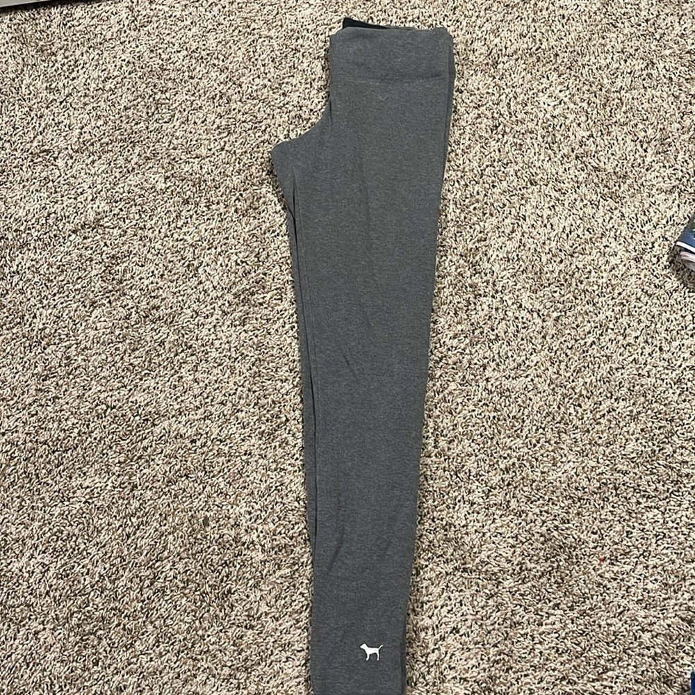 Pink Vs gray yoga leggings